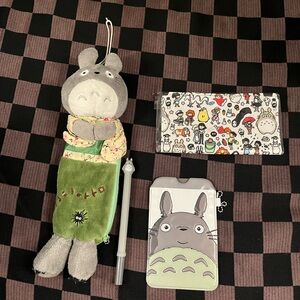 My Totoro wallet/pen/pouches bundle